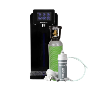 Dystrybutor Fresco waterOFFICE 25 Plus + zestaw przyłączeniowy z butlą CO2 i filtrem